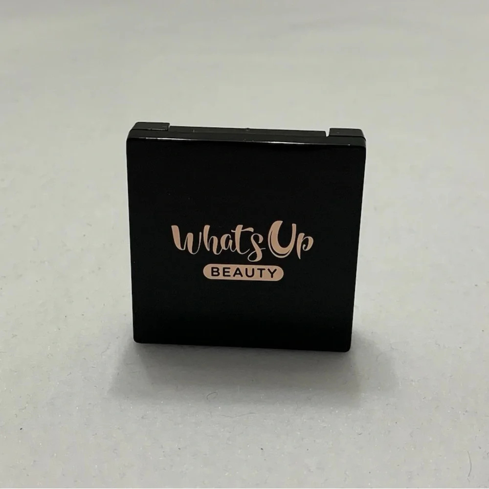 NEW Whats Up Beauty Lattetude Eyeshadow Duo Shimmer Matte Brown Gold